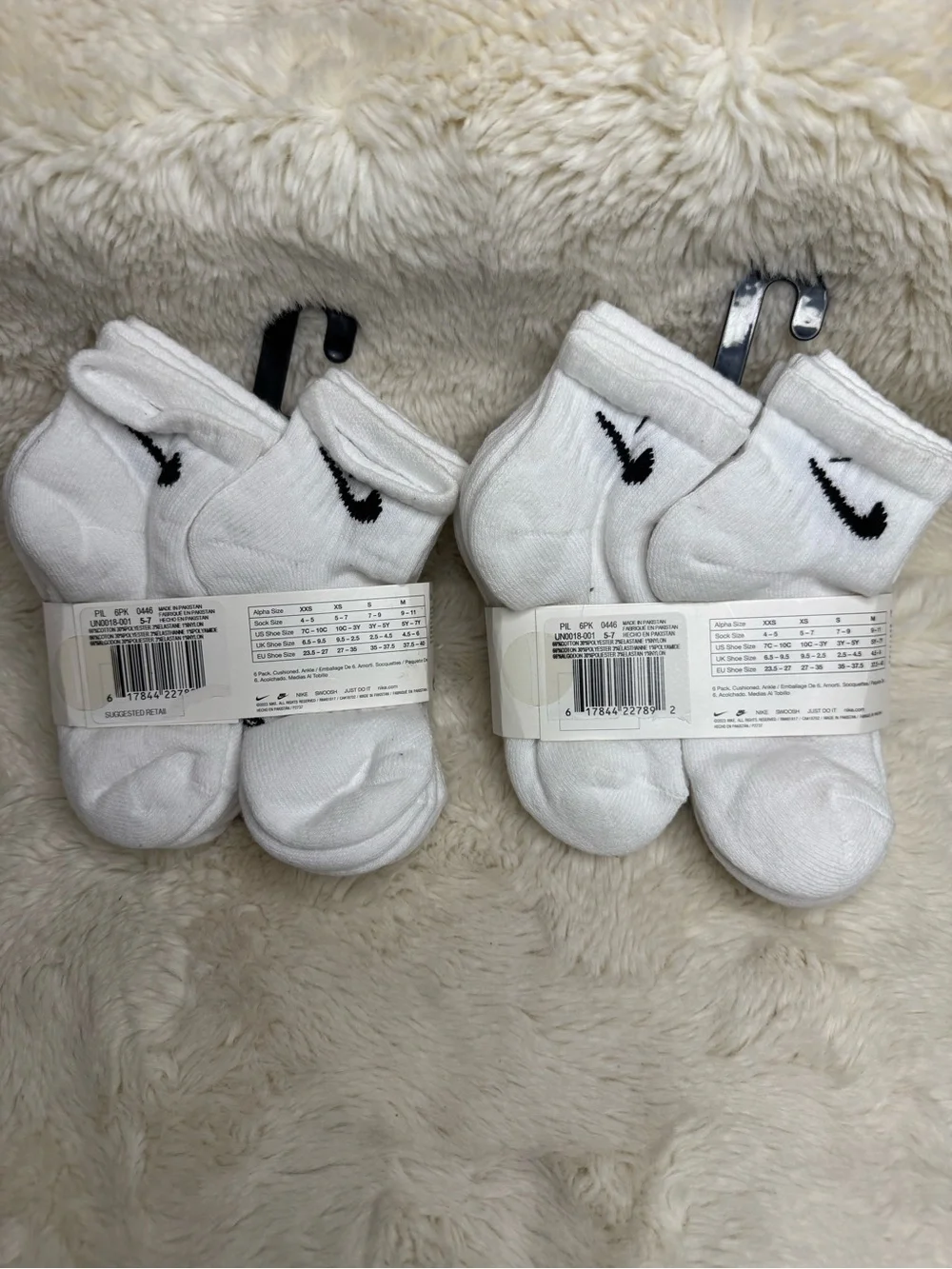 Nike white Athletic Socks - 6 Pair Pack (x2)